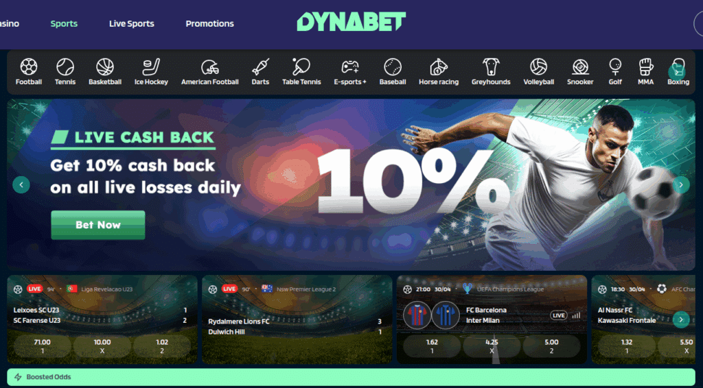 Dynabet Casino välkomstbonus - Bästa hybridcasino utan svensk licens